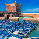 bateaux-bleus-port-d-essaouira-maroc