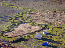 Bivouac près des sources